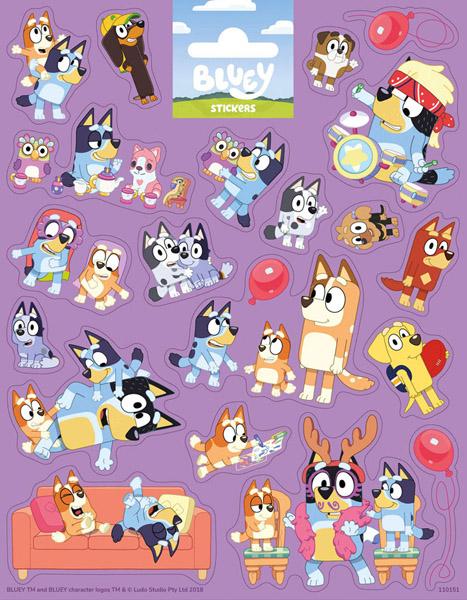 Set stikera BLUEY 