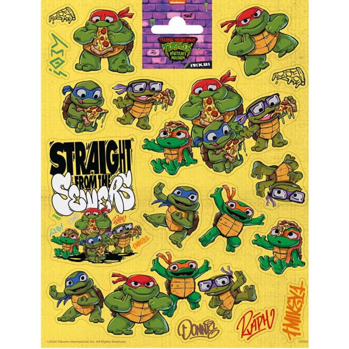 Set šaljivih stikera NINDŽA KORNJAČE 