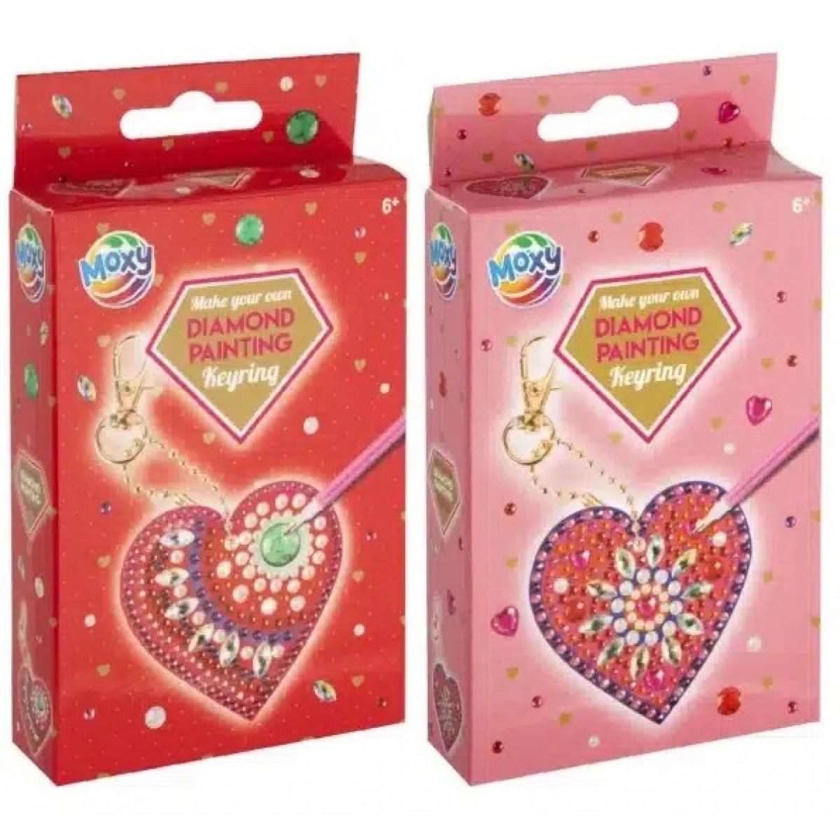 Kreativni set za ukrašavanje priveska SRCE (dve vrste) 