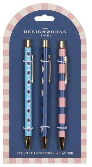 Set tri olovke EYE, MOON, STRIPE 