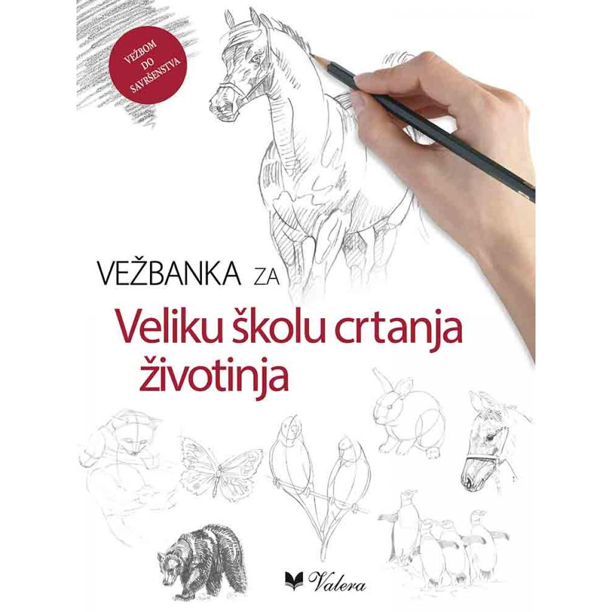 VEŽBANKA ZA VELIKU ŠKOLU CRTANJA ŽIVOTINJA 