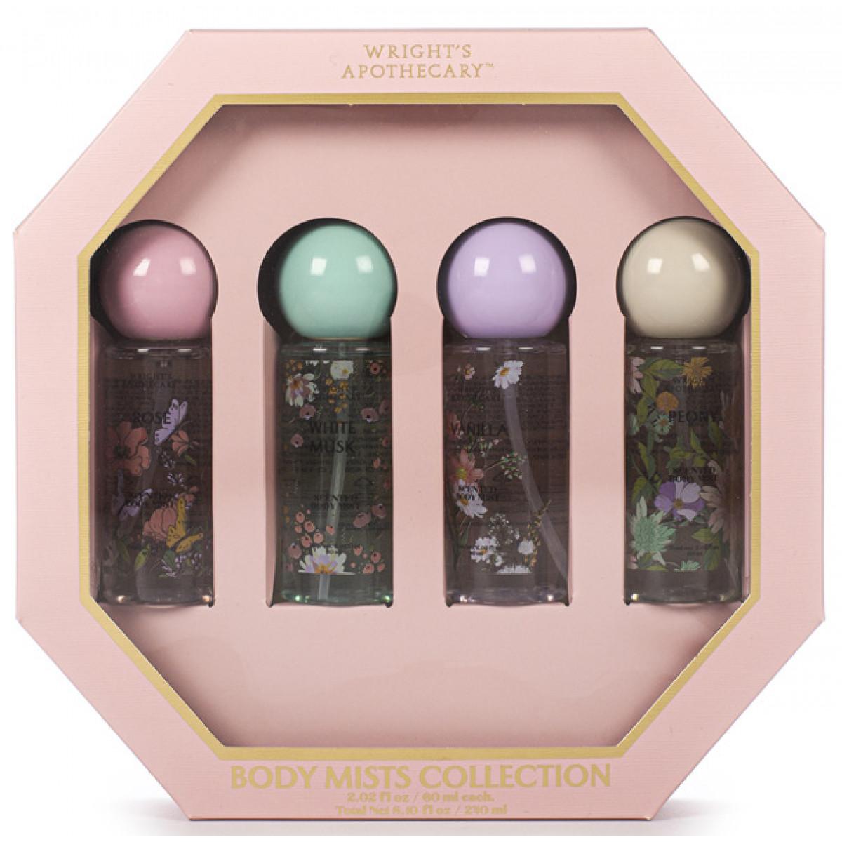 Set četiri mirisna spreja za telo 