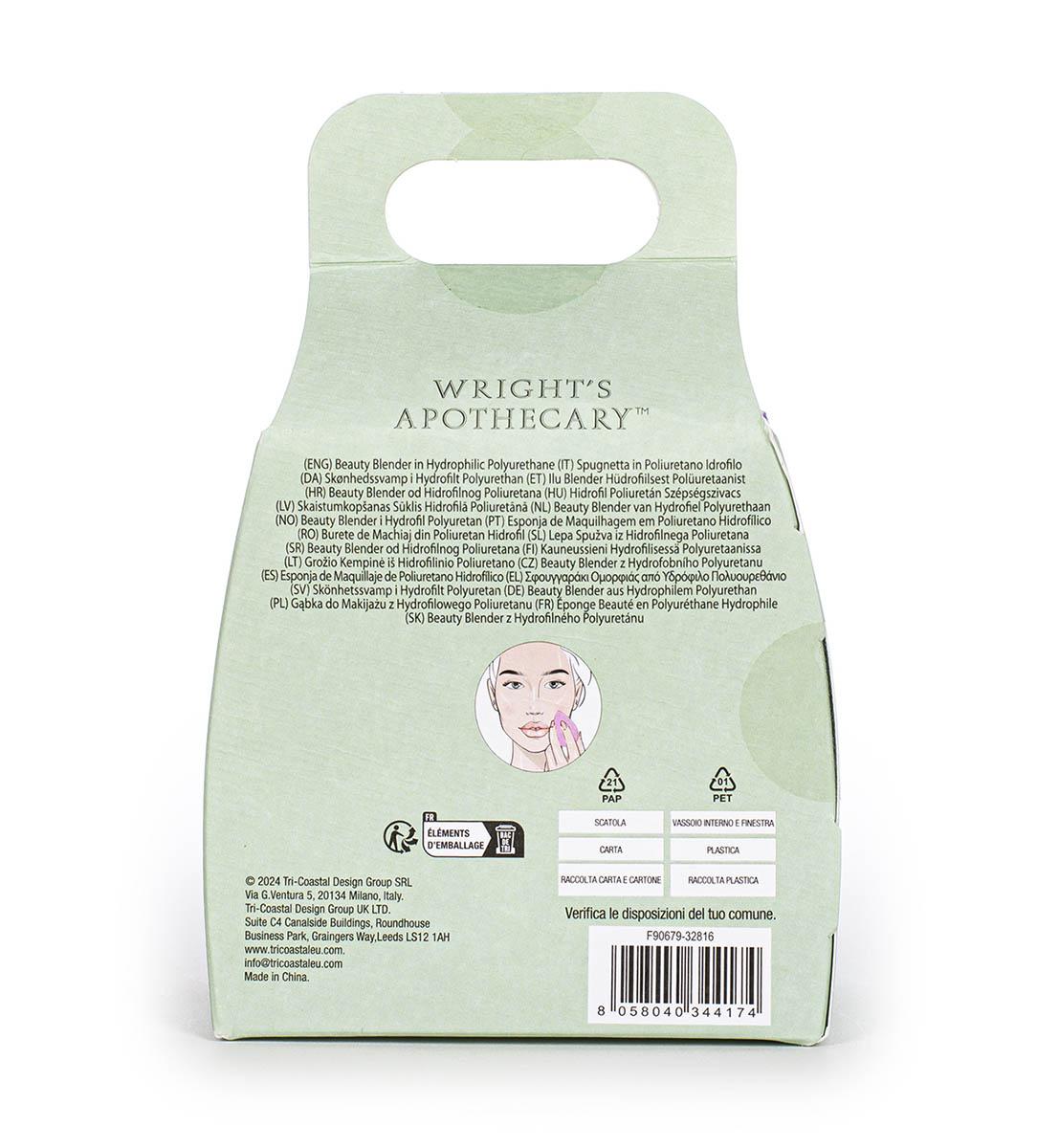 Set sunđera za šminkanje WRIGHT'S APOTHECARY 