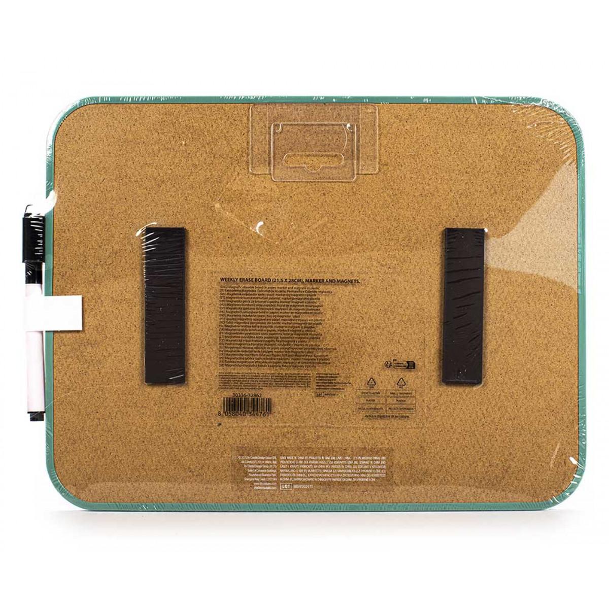 Magnetni nedeljni planer, suvo brisanje HAPPY MOMENTS 