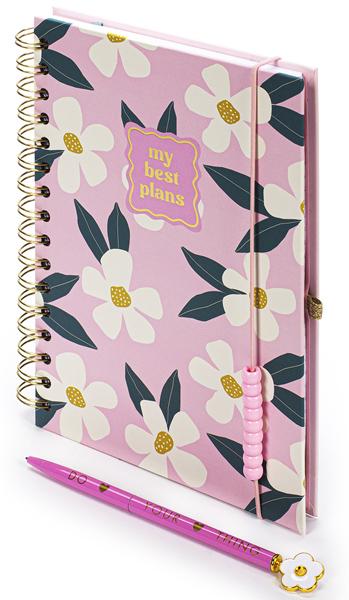 Notes sa spiralom A5 i olovka MY BEST PLANS 