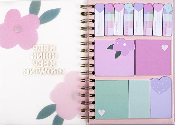 Notes sa spiralom A5 na linije KEEP GROWING 