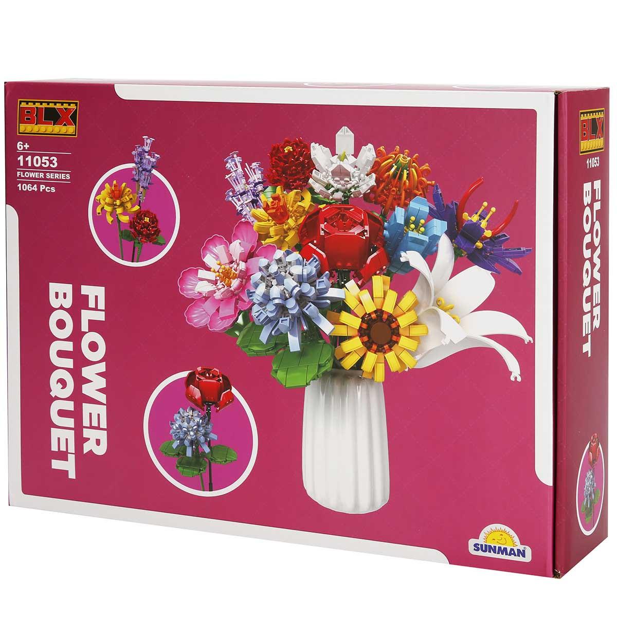 Kreativni set sklopivih kocki CVETNI BUKET 1009 kom 