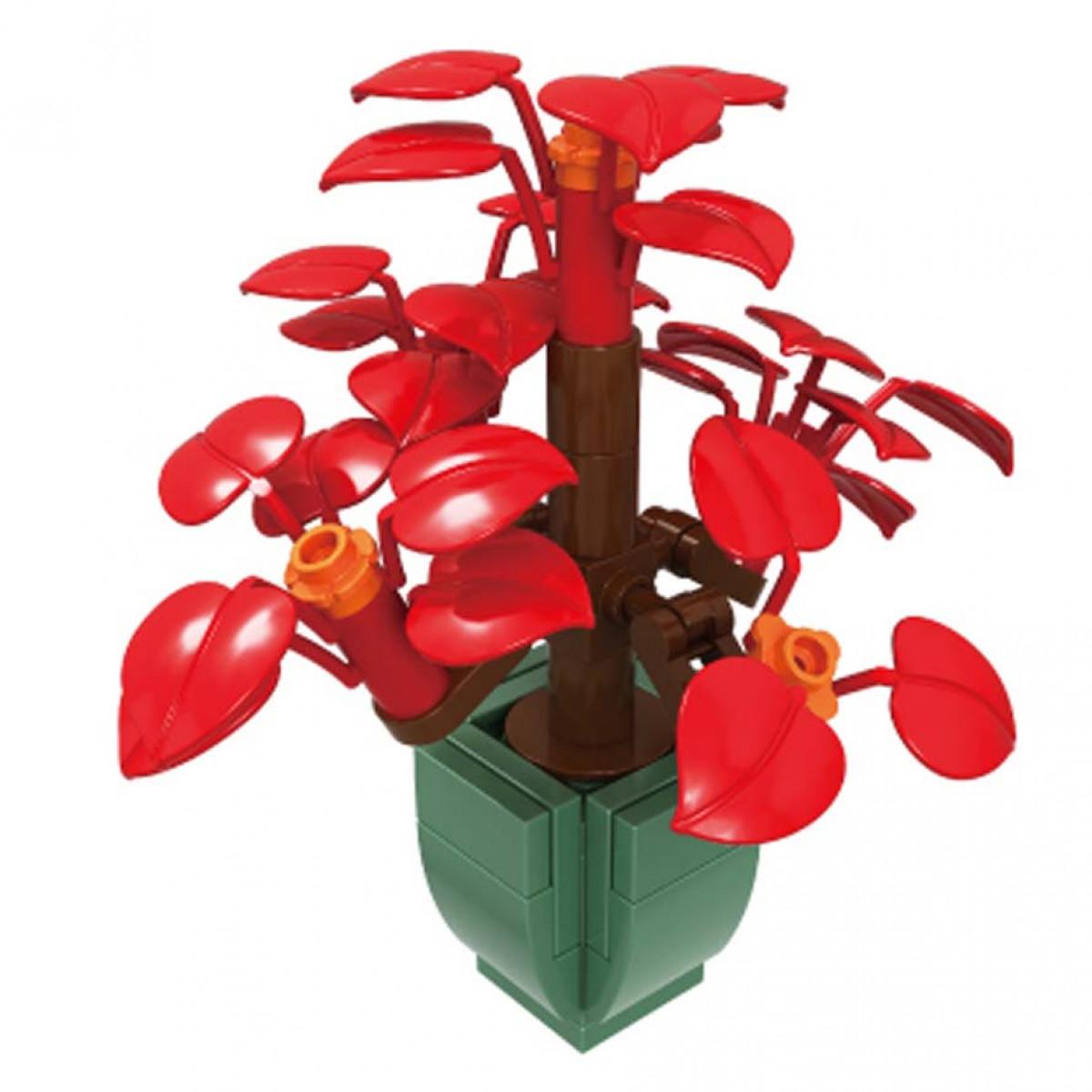 Kreativni set sklopivih kocki SOBNO CVEĆE  (više vrsta) 