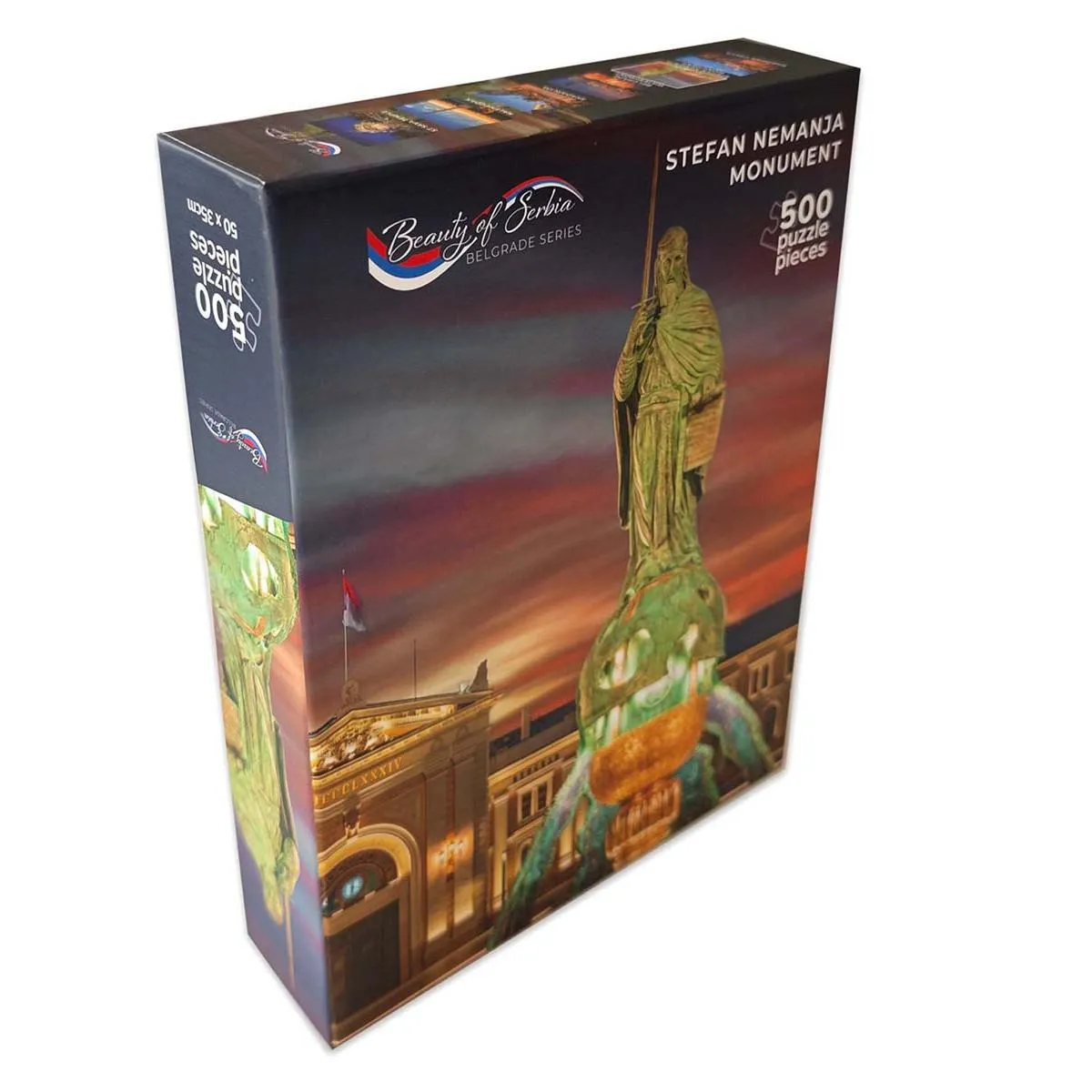 Puzzle 500 BEAUTY OF SERBIA Spomenik Stefanu Nemanji 