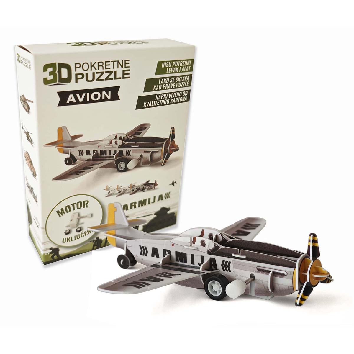 3D puzzle BORBENA VOZILA (više vrsta) 