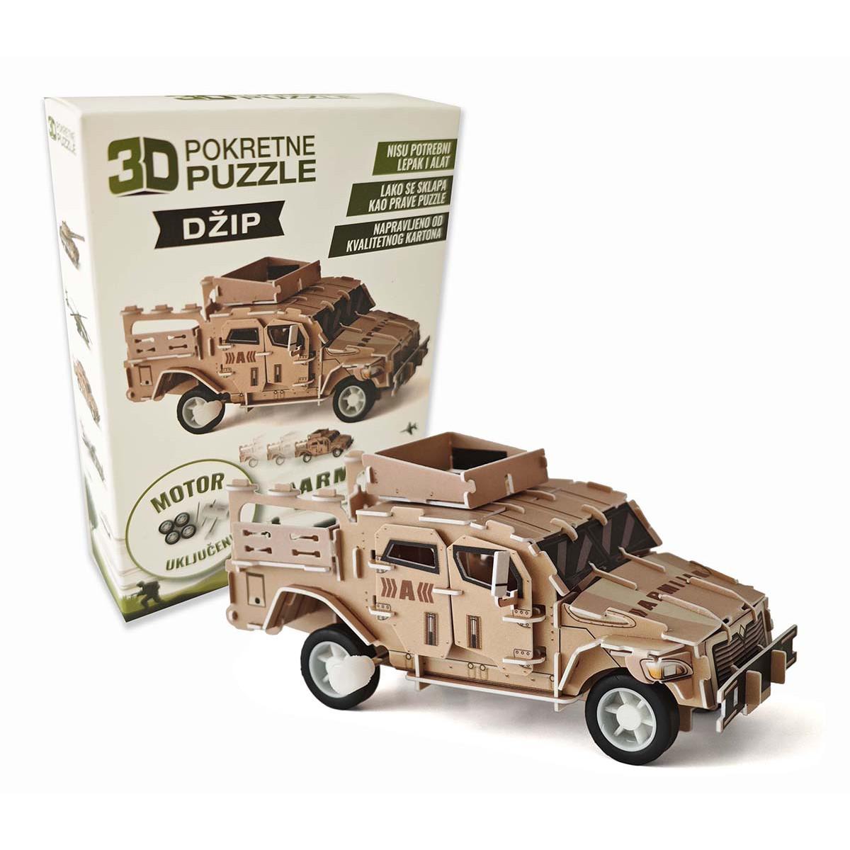 3D puzzle BORBENA VOZILA (više vrsta) 