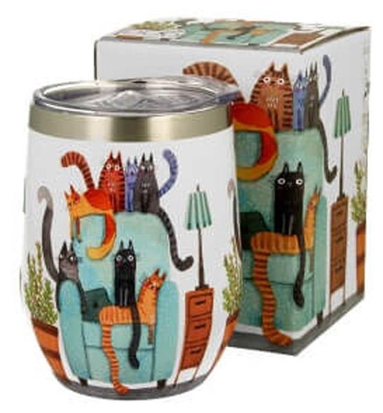 Putna šolja od nerđajućeg čelika CAT'S WORLD - THE CHAIR 