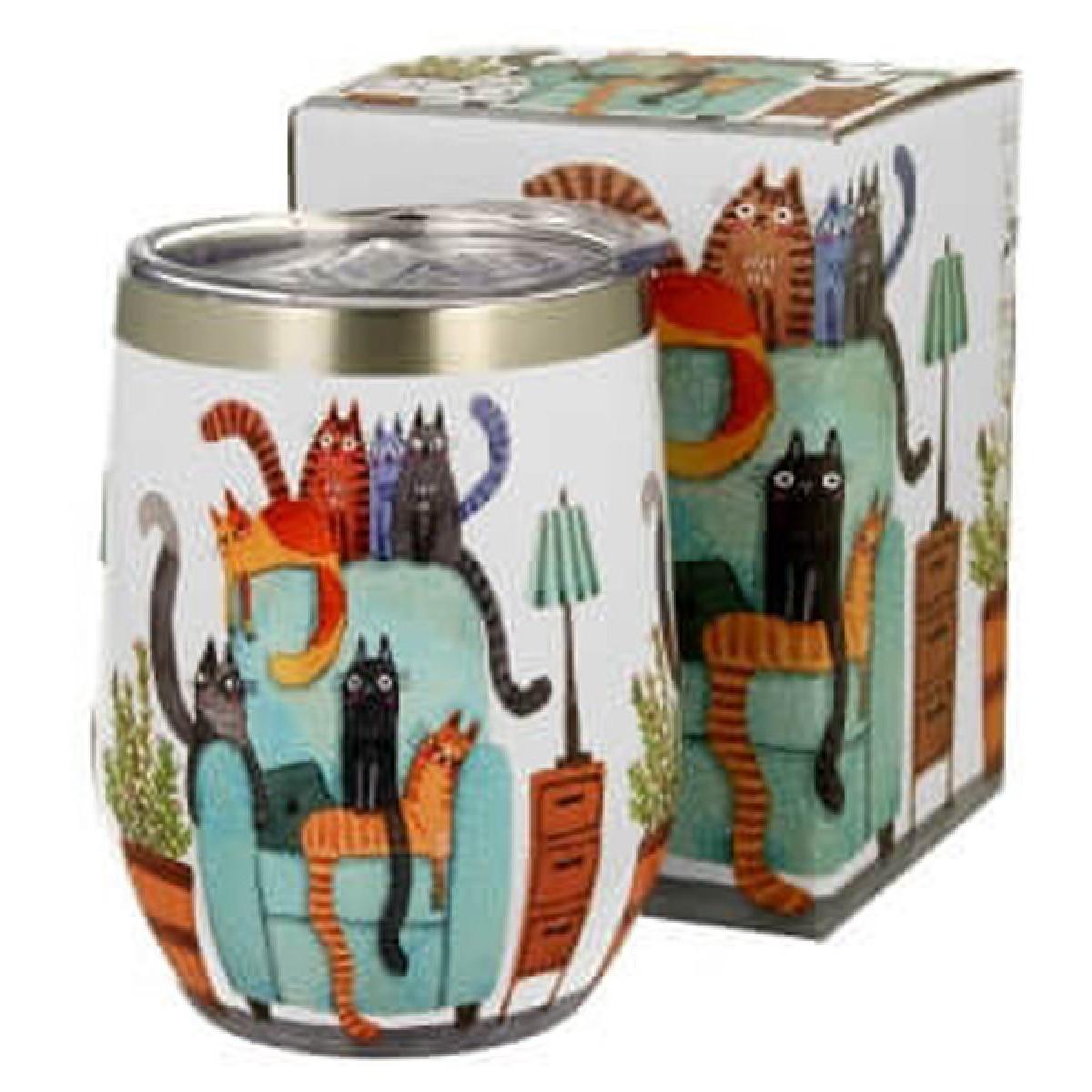 Putna šolja od nerđajućeg čelika CAT'S WORLD - THE CHAIR 