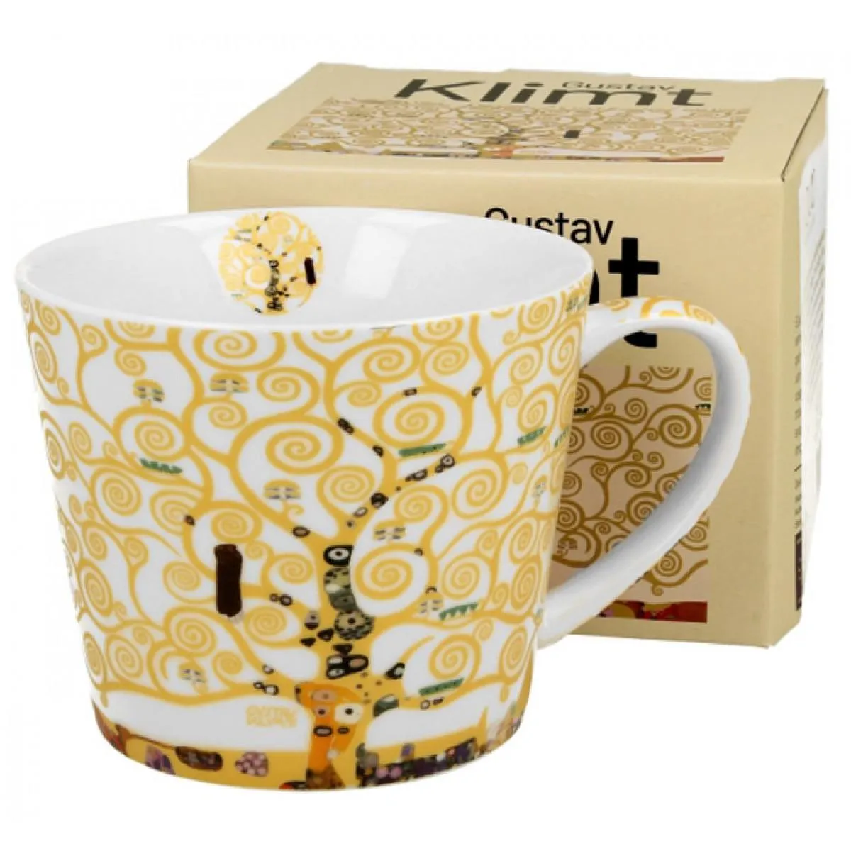 Velika šolja TREE OF LIFE ECRU - G. KLIMT 600ml 