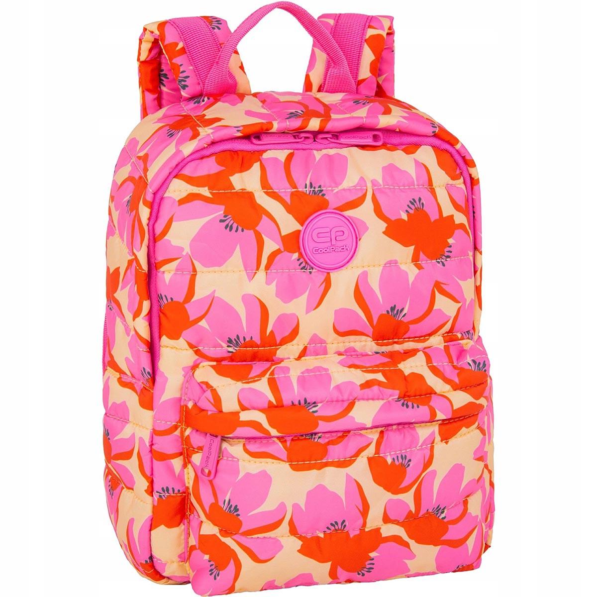 Ranac ABBY - FLORES ROSA 32cm 