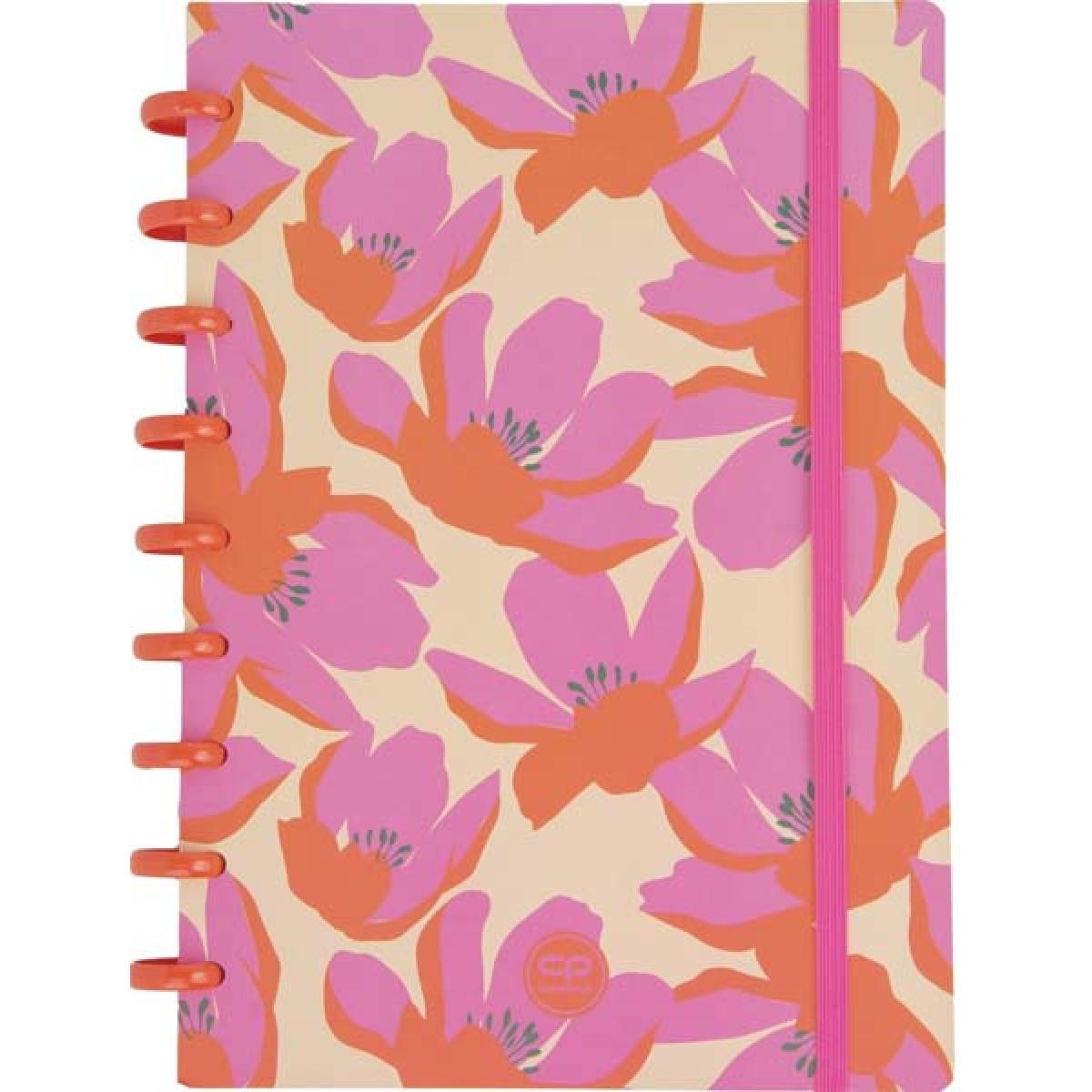 Notes B5 na kvadratiće FLORES ROSA 