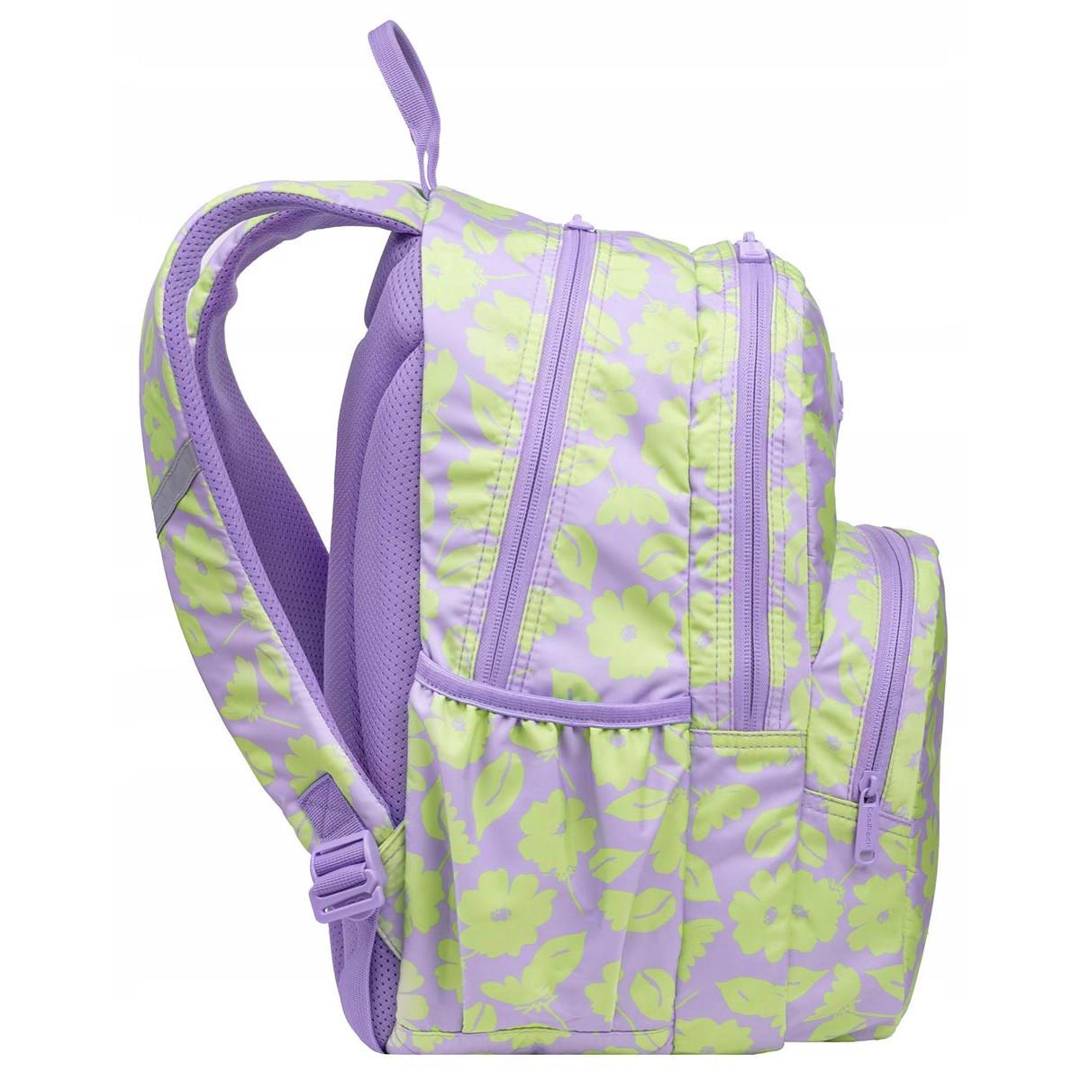 Ranac RIDER - FLORES LILA, 43 cm, 27 l 