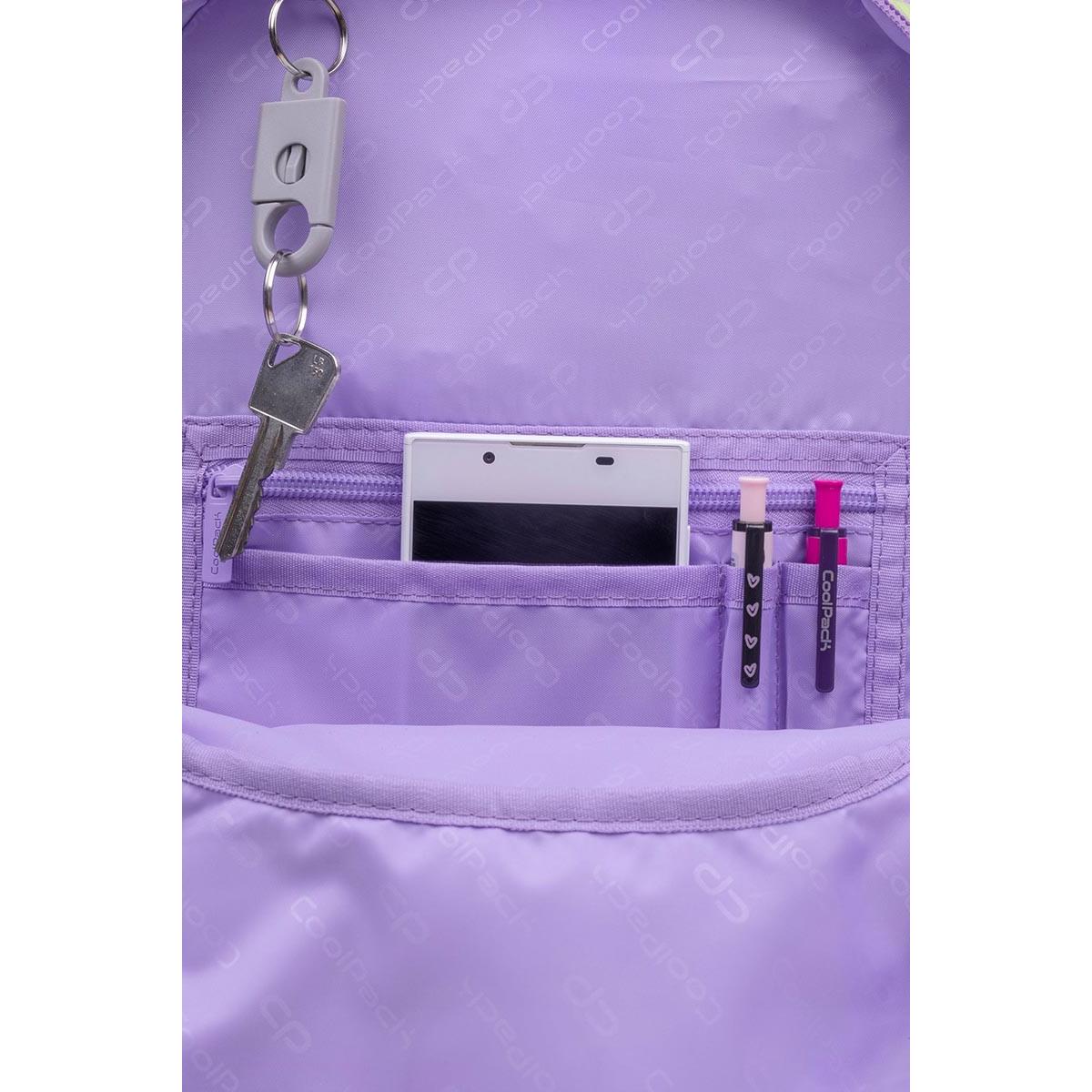 Ranac RIDER - FLORES LILA, 43 cm, 27 l 