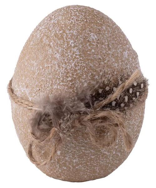 Uskršnje jaje sa perom 8cm 