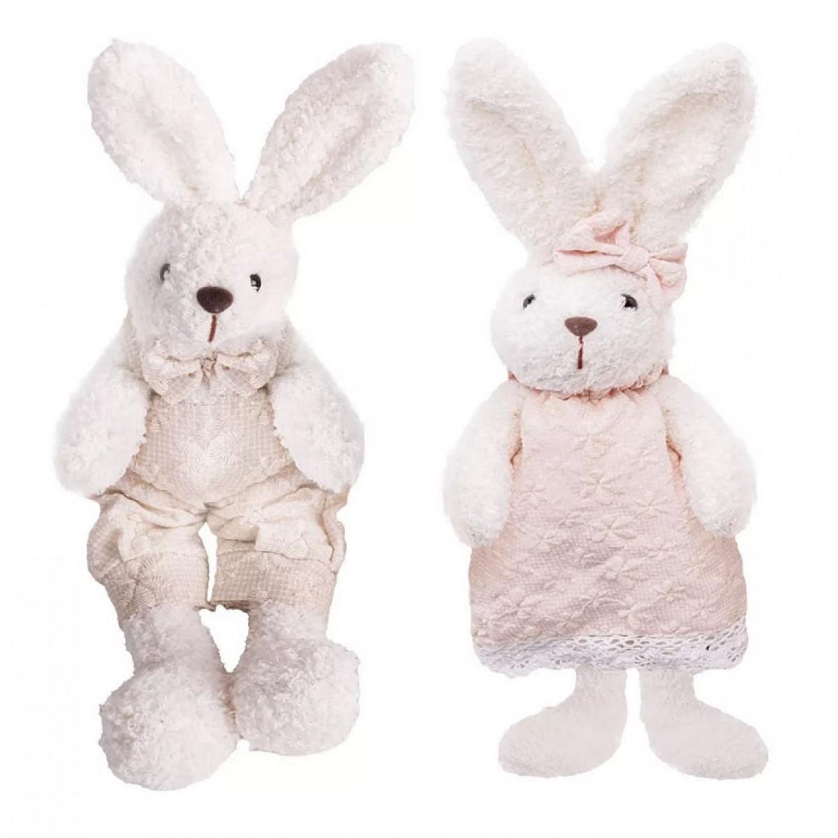 Uskršnji BELI ZEKA 20cm (dve vrste) 