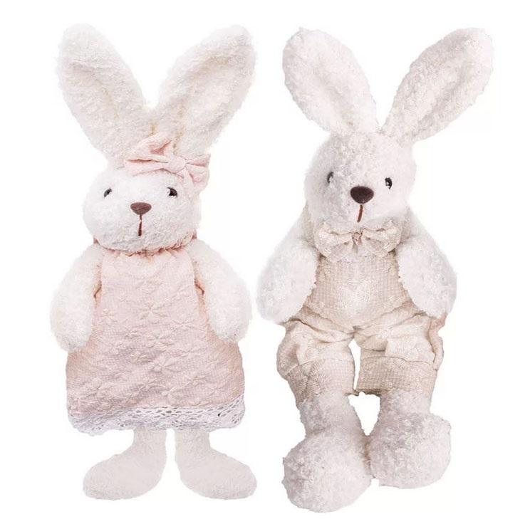 Uskršnji BELI ZEKA 16cm (dve vrste) 