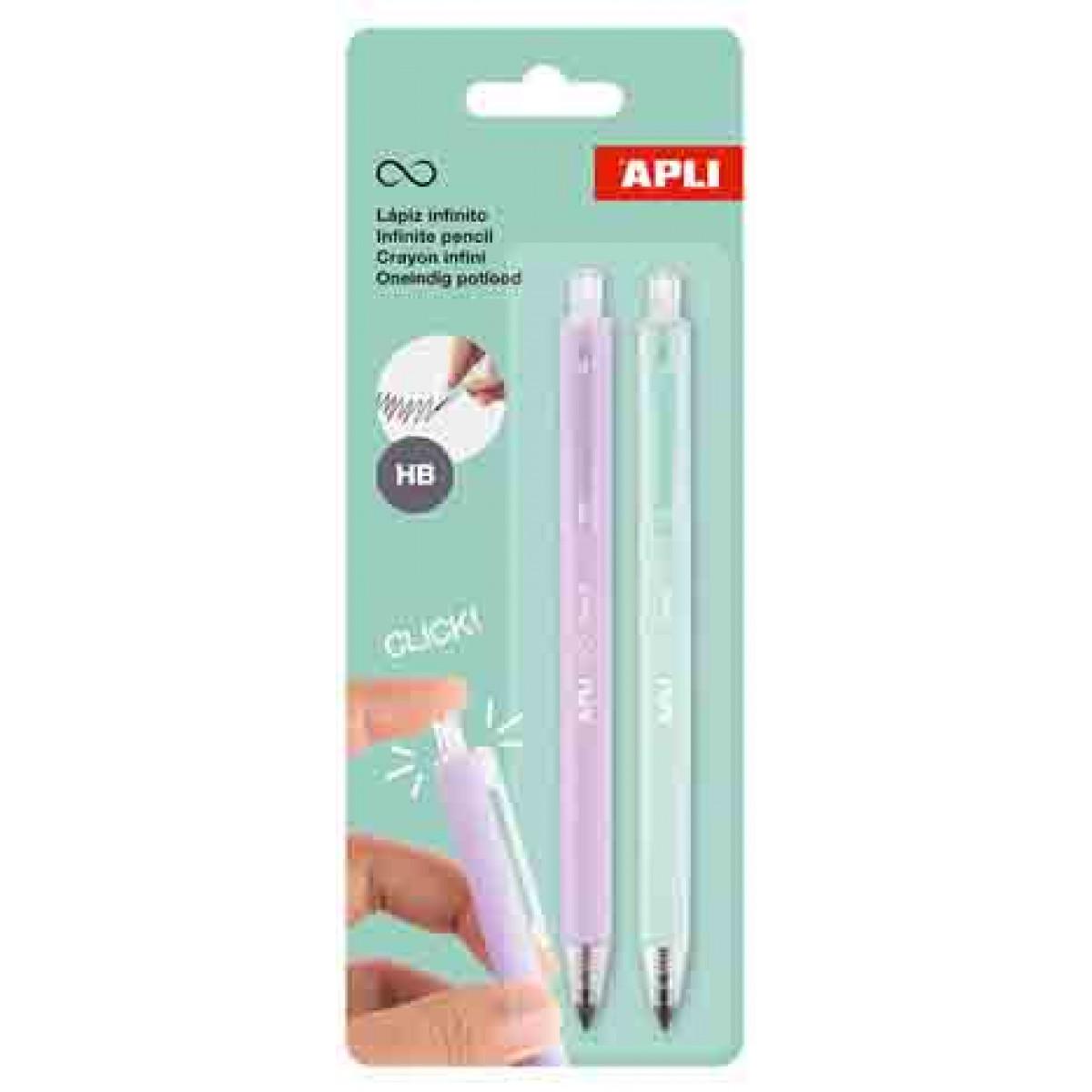 Set dve grafitne OLOVKE INFINITE LILA/ZELENA 