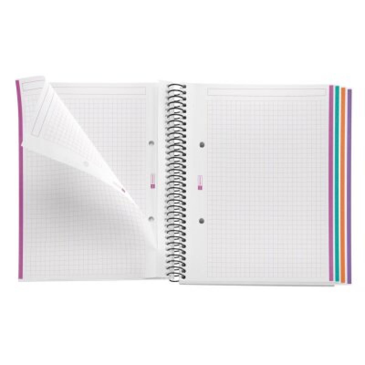 MIQUELRIUS sveska A5 TP kvadrati LEAVES IN THE WIND 