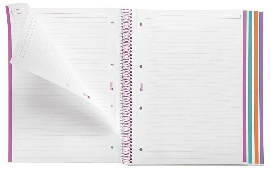 MIQUELRIUS notes A4 sa spiralom dikto HAPPY FRUITS 