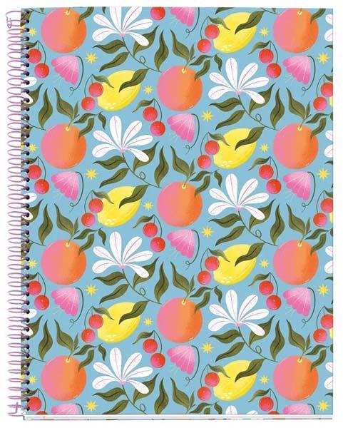 MIQUELRIUS notes A4 sa spiralom dikto HAPPY FRUITS 