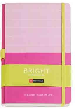 MIQUELRIUS notes A5 tačkice PINK BRIGHT 