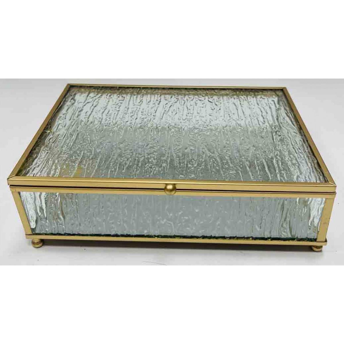 Kutija za nakit staklena 