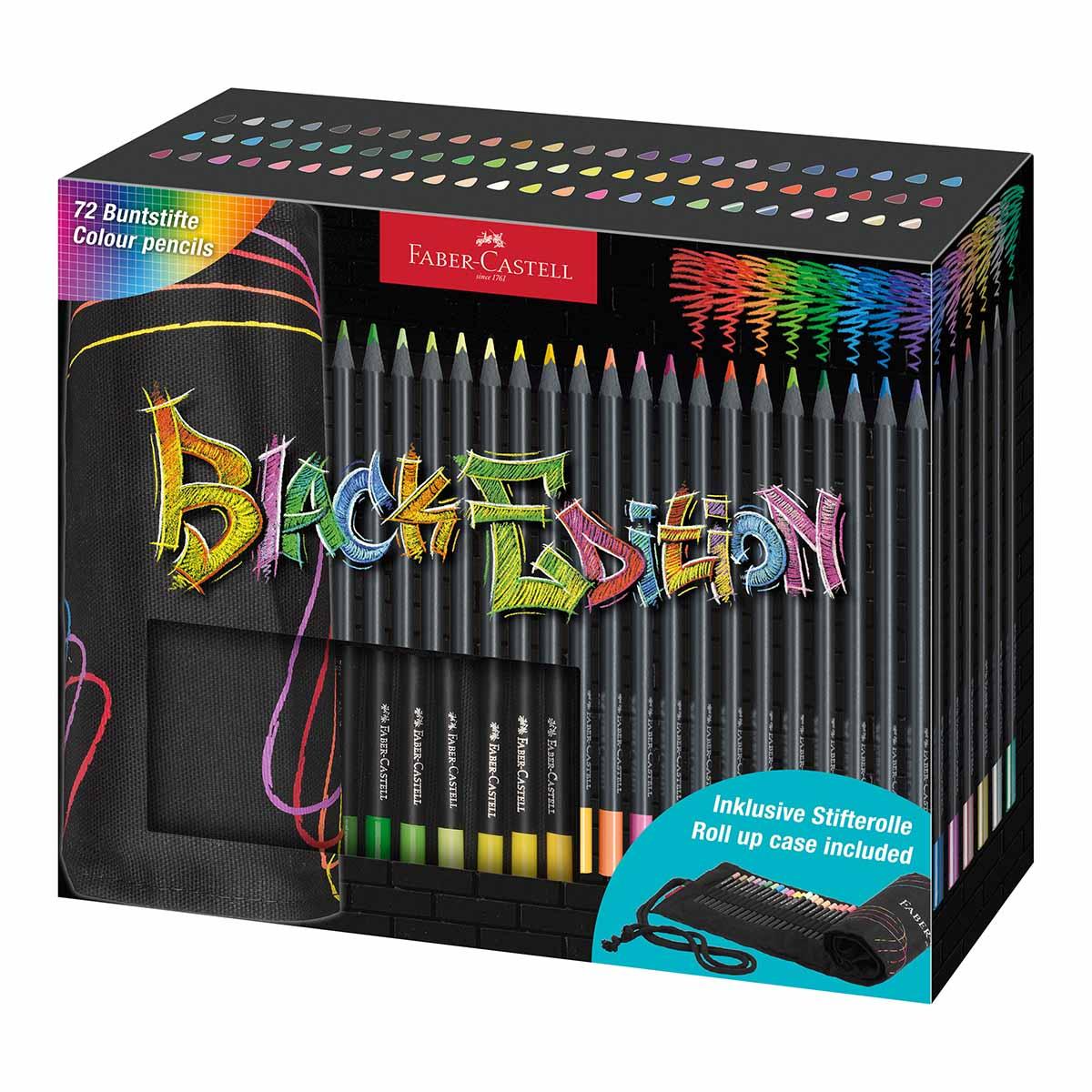 FABER CASTELL drvene bojice BLACK EDITION 72kom 