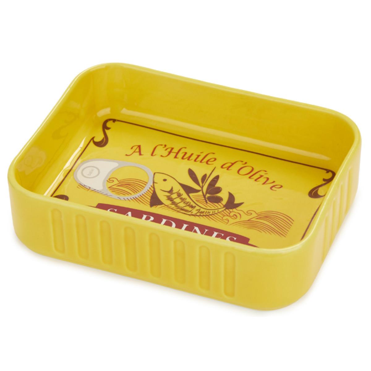 Činija za predjela ili grickalice ŽUTA 12,5 x 9,4 x 3 cm 