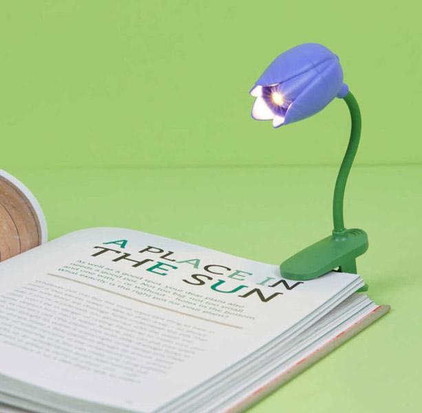 Lampica za knjigu LJUBIČASTA LALA 