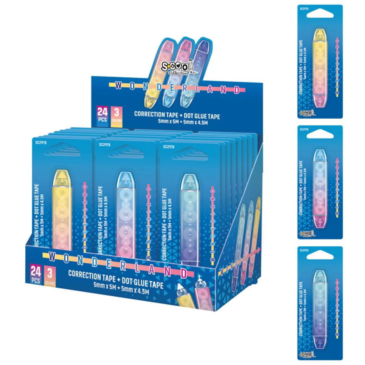 Korektor traka + lepak traka 5mmx5m 