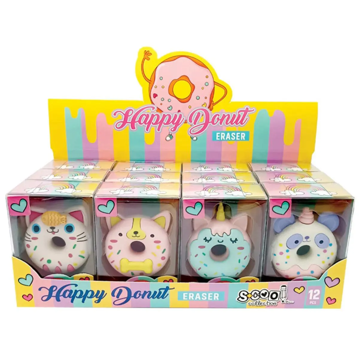 Gumica za brisanje HAPPY DONUT 