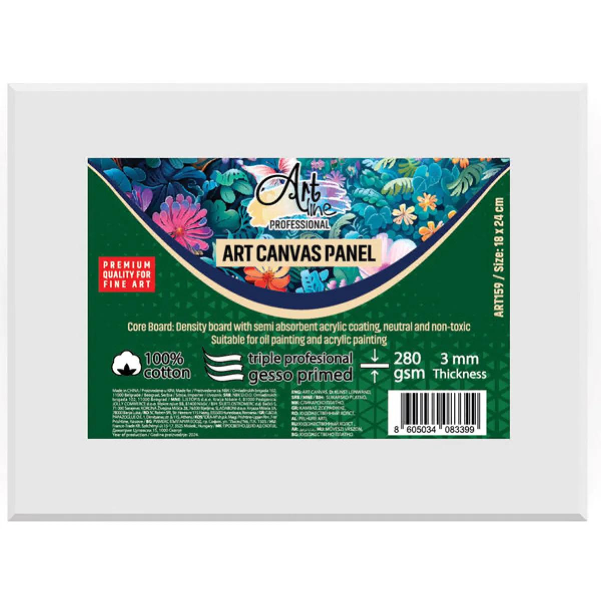 Slikarski panel 280GSM ART SCOOL 18x24cm 