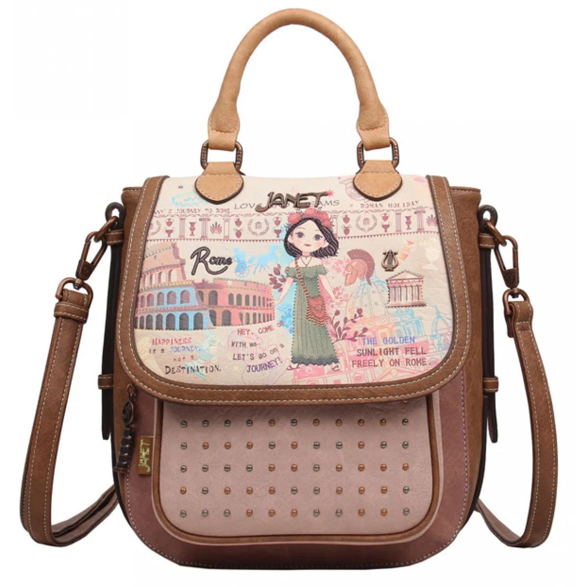 JANET ženska tašna TOUR OF ROME  31x12x24,5cm 
