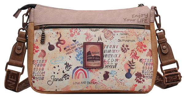 JANET ženska tašna TOUR OF ROME 24x10x21cm 