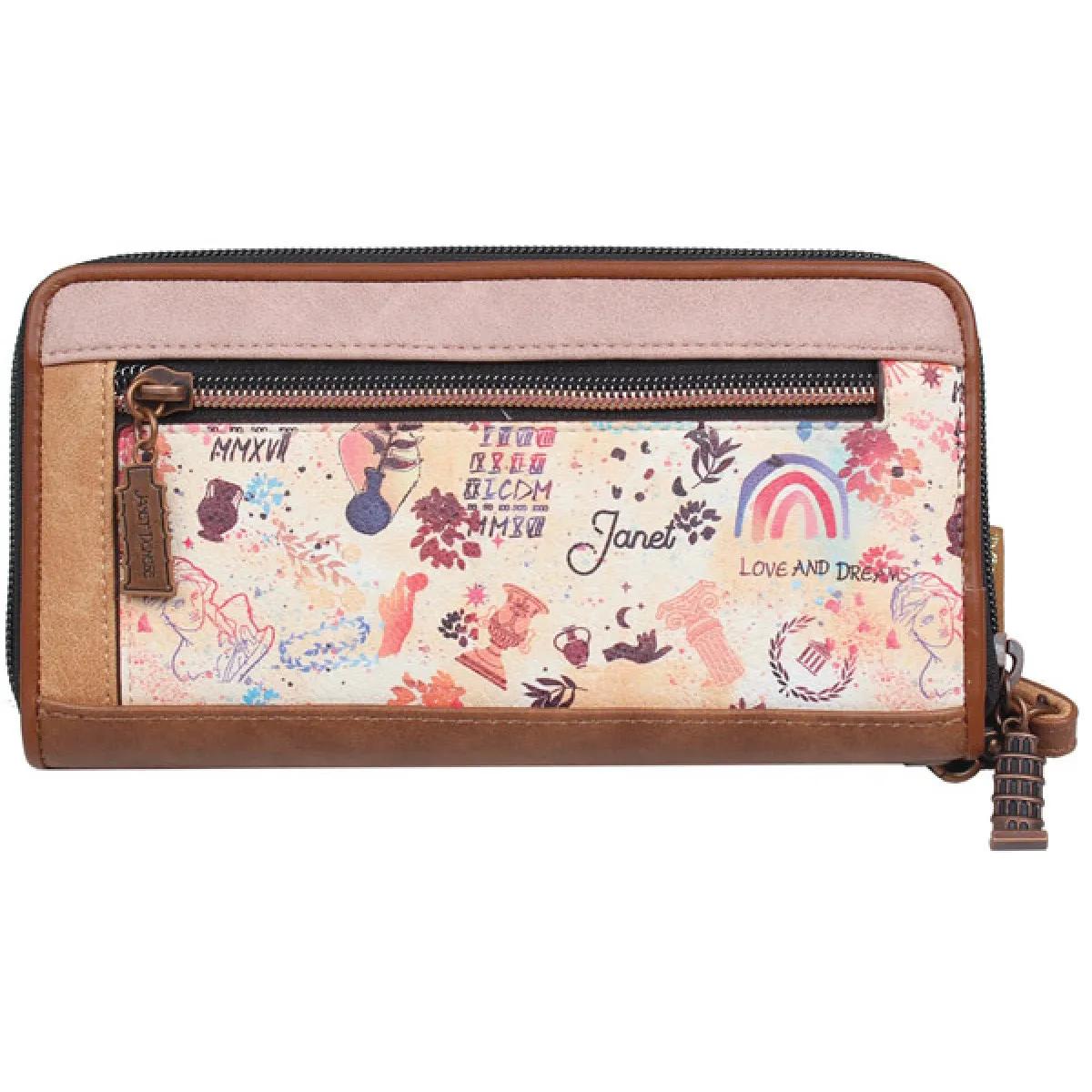 JANET ženski novčanik TOUR OF ROME 20x3x10,5cm 