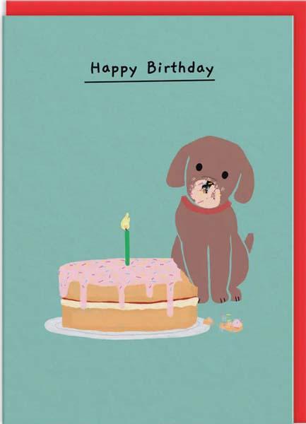 Rođendanska čestitka PAT THE POOCH CAKE 