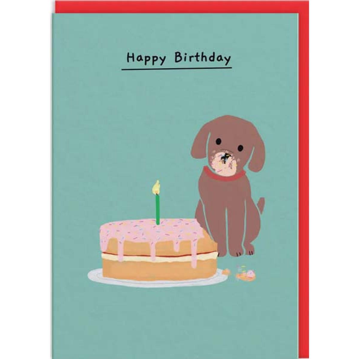 Rođendanska čestitka PAT THE POOCH CAKE 