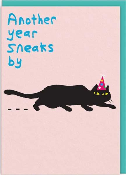 Rođendanska čestitka ANOTHER YEAR SNEAKS BY 