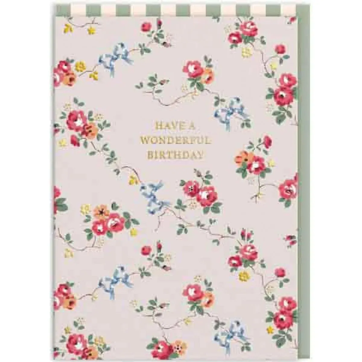 Čestitka CATH KIDSTON BOWS AND ROSES WONDERFUL 