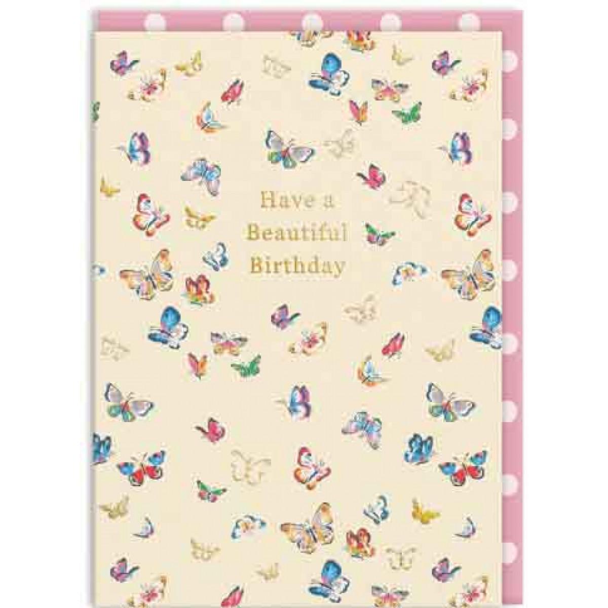 Čestitka CATH KIDSTON BEAUTIFUL BUTTERFLIES 