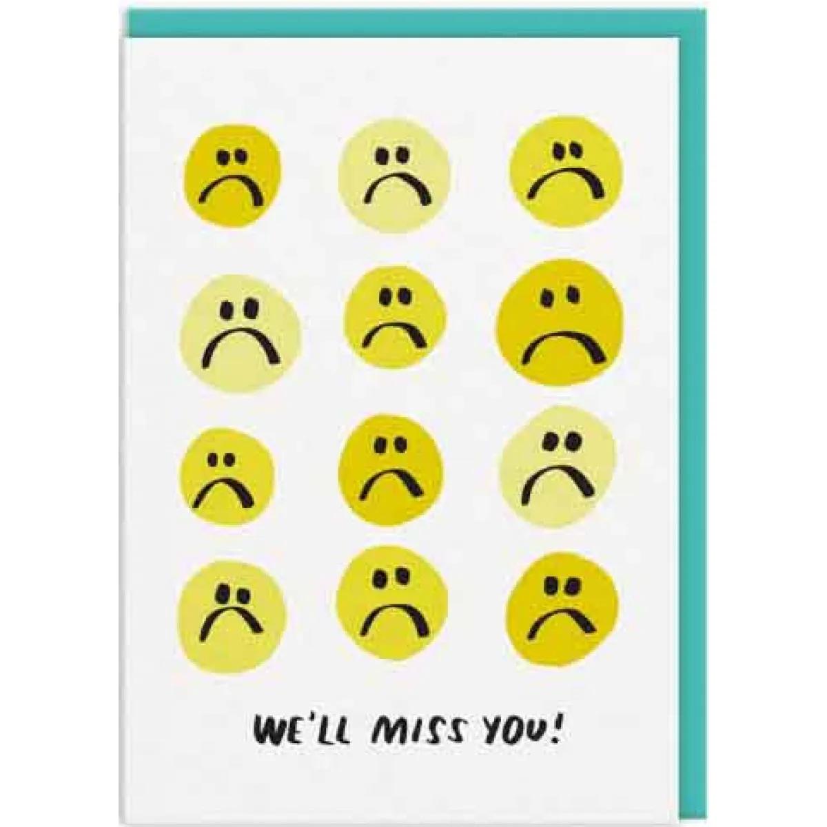 Čestitka WE'LL MISS YOU 