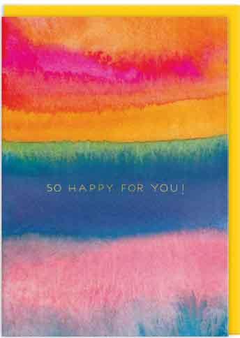 Čestitka SO HAPPY FOR YOU 