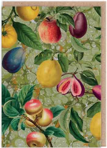 Čestitka MARBLE FRUIT 