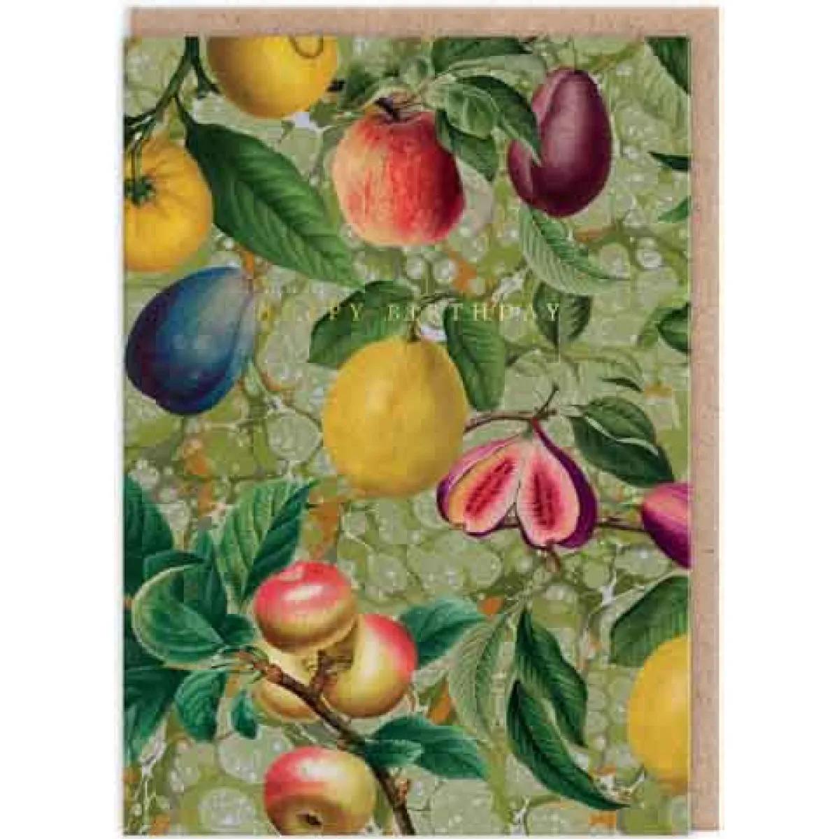 Čestitka MARBLE FRUIT 