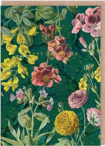 Čestitka MARBLE BOTANICALS 